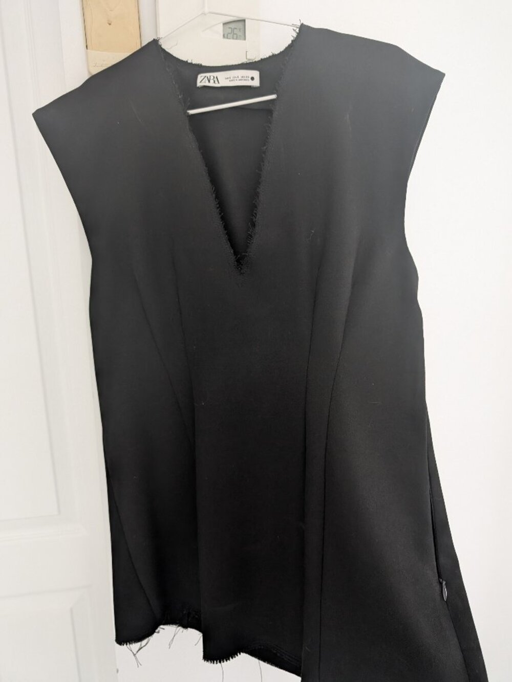 Zara - Haut noir style bohème - Bord